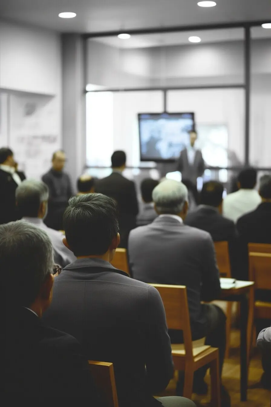 Menschen, die an einer hochprotokollarischen Veranstaltung teilnehmen.